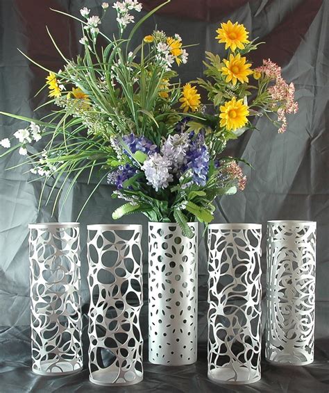 sheet metal vase|metal vases india.